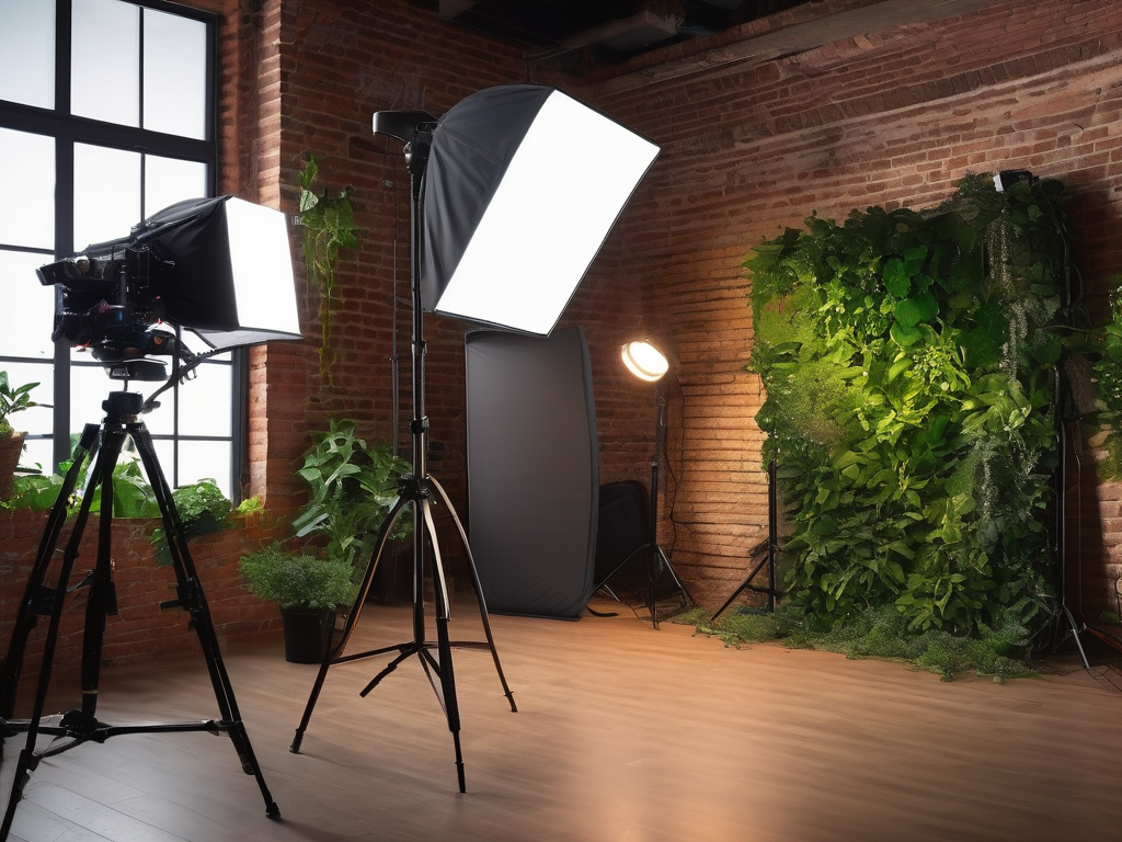 Professzionális fotó és videó forgatás industrial loft stúdióban