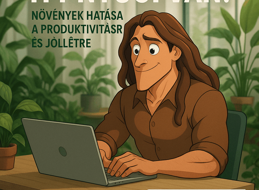 Növények hatása a produktivitásra és jóllétre az Eco-Office-ban