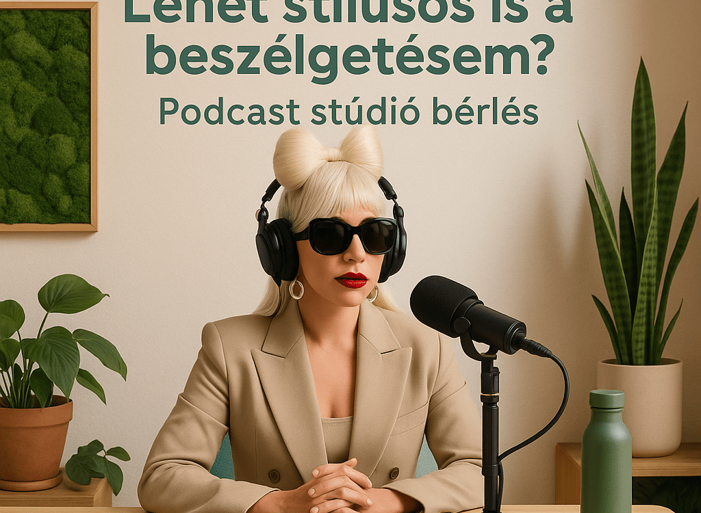 Podcast stúdió bérlés Budapesten: Profi minőség elérhető áron