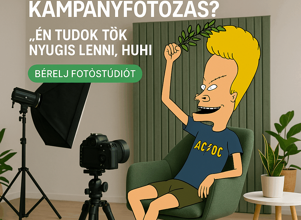 Last-minute kampányfotózás? Bérelj fotóstúdiót az Eco-Office-nál!